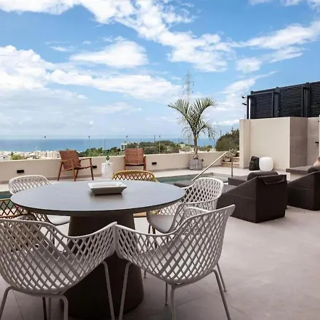 Orama Luxury 3 Bedrooms With Private Pool Hersonissos (Crete)