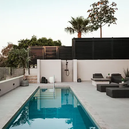 Orama Luxury 3 Bedrooms With Private Pool ヴィラ *