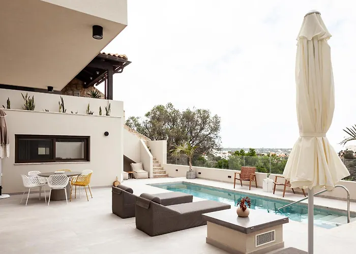 Orama Luxury 3 Bedrooms With Private Pool Villa Hersonissos (Crete)