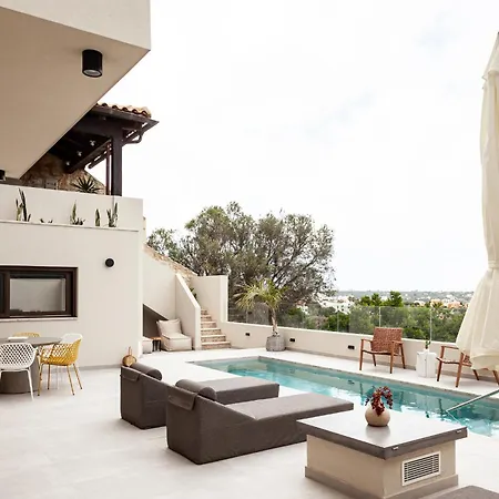 Orama Luxury 3 Bedrooms With Private Pool Villa Hersonissos (Crete)