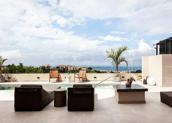 Orama Luxury 3 Bedrooms With Private Pool Βίλα Χερσόνησος